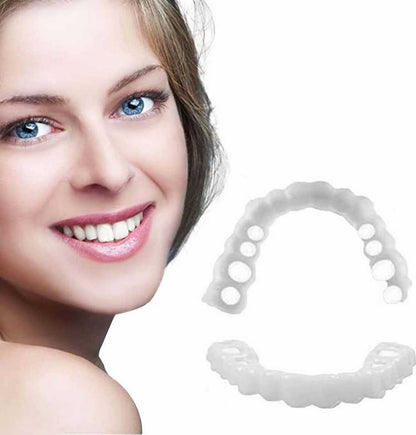 Flexible Snap-In Teeth – Comfortable Cosmetic Teeth Veneers for Men & Women