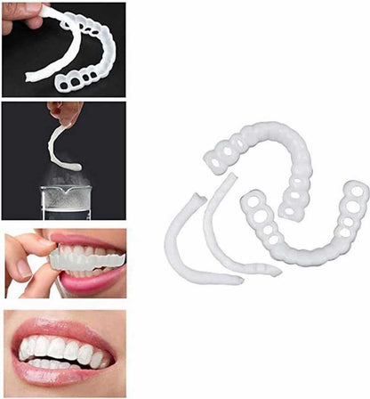 Flexible Snap-In Teeth – Comfortable Cosmetic Teeth Veneers for Men & Women