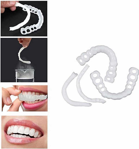 Flexible Snap-In Teeth – Comfortable Cosmetic Teeth Veneers for Men & Women