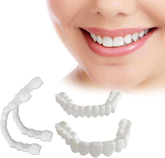 Snap-In Teeth Veneers – Instant Smile Cosmetic Teeth for Men & Women